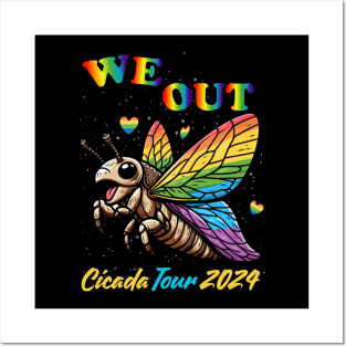 We out Cicada tour 2024 Posters and Art